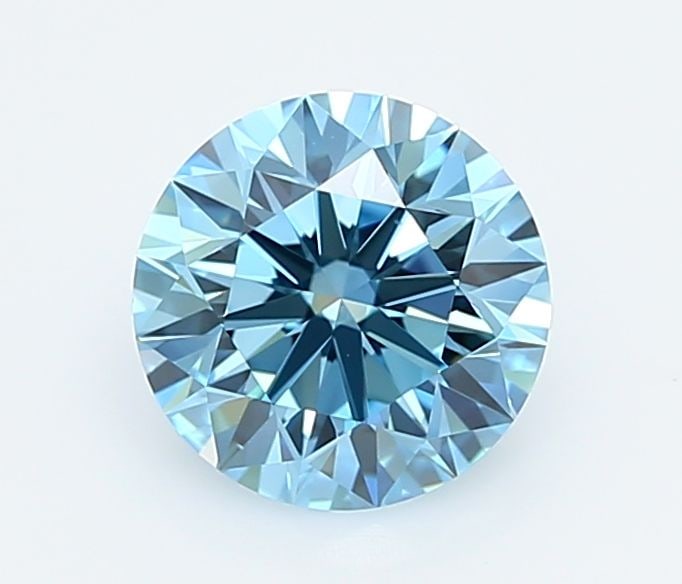 Ideal Loose Diamond - ROUND 1.37ct Fancy Vivid Blue VS1: Ideal Loose Diamond - ROUND 1.37ct Fancy Vivid Blue VS1 Source: This is a real non-mined Diamond that has been grown in a lab Shape: ROUND Carats: 1.37 Color: Fancy Vivid Blue Certification: IGI Video