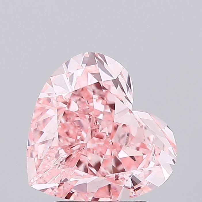 Loose Diamond - HEART 2.76ct Fancy Vivid Pink VVS2: Loose Diamond - HEART 2.76ct Fancy Vivid Pink VVS2 Source: This is a real non-mined Diamond that has been grown in a lab Shape: HEART Carats: 2.76 Color: Fancy Vivid Pink Certification: IGI Video: