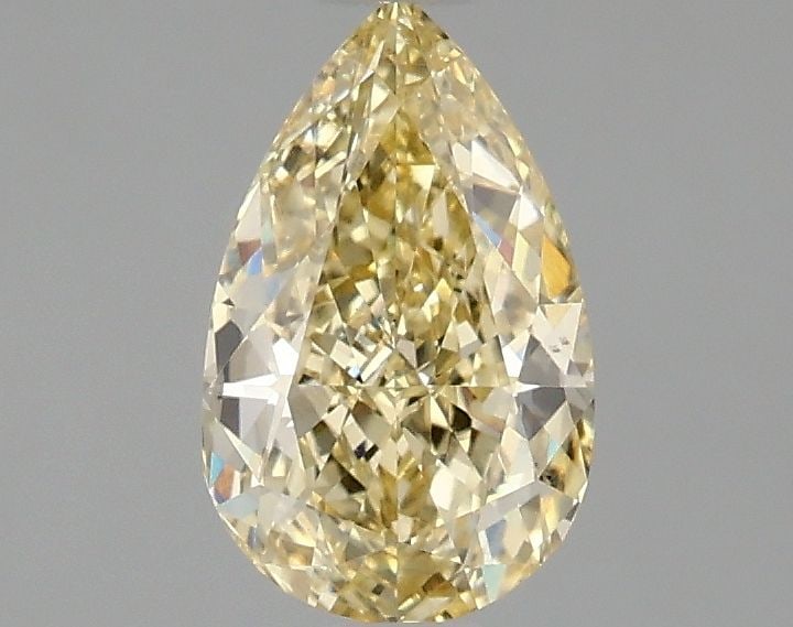 Loose Diamond - PEAR 1.06ct Fancy Intense Yellow VS1: Loose Diamond - PEAR 1.06ct Fancy Intense Yellow VS1 Source: This is a real non-mined Diamond that has been grown in a lab Shape: PEAR Carats: 1.06 Color: Fancy Intense Yellow Certification: IGI Video