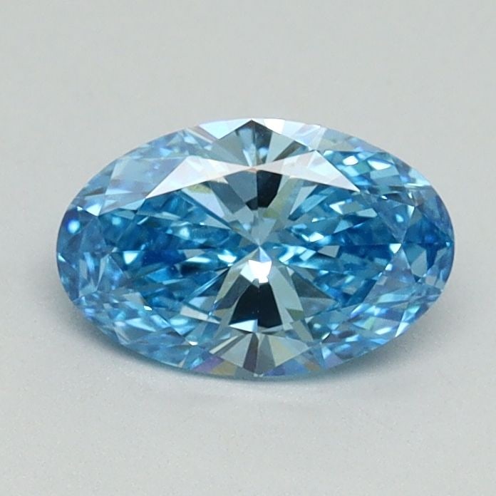 Loose Diamond - OVAL 0.67ct Fancy Vivid Blue VS1: Loose Diamond - OVAL 0.67ct Fancy Vivid Blue VS1 Source: This is a real non-mined Diamond that has been grown in a lab Shape: OVAL Carats: 0.67 Color: Fancy Vivid Blue Certification: IGI Video: