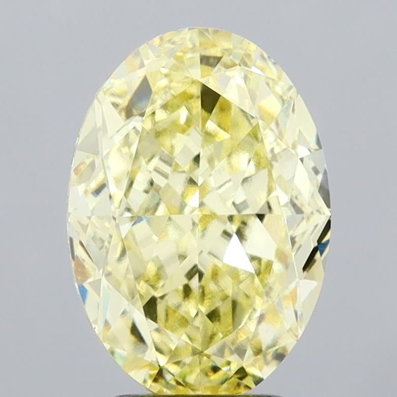 Loose Diamond - OVAL 4.01ct Fancy Intense Yellow VVS2: Loose Diamond - OVAL 4.01ct Fancy Intense Yellow VVS2 Source: This is a real non-mined Diamond that has been grown in a lab Shape: OVAL Carats: 4.01 Color: Fancy Intense Yellow Certification: IGI Vide