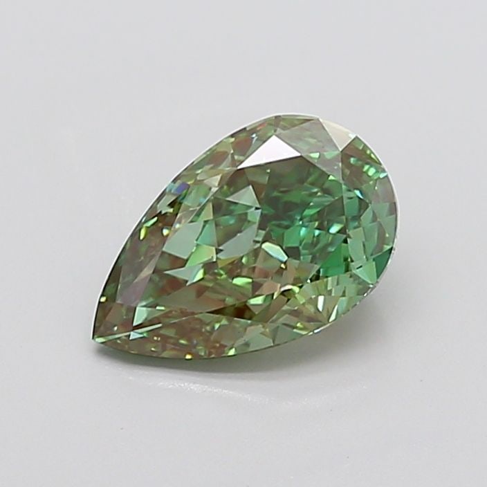 Loose Diamond - PEAR 2.25ct Fancy Vivid Green VS1: Loose Diamond - PEAR 2.25ct Fancy Vivid Green VS1 Source: This is a real non-mined Diamond that has been grown in a lab Shape: PEAR Carats: 2.25 Color: Fancy Vivid Green Certification: IGI Video: