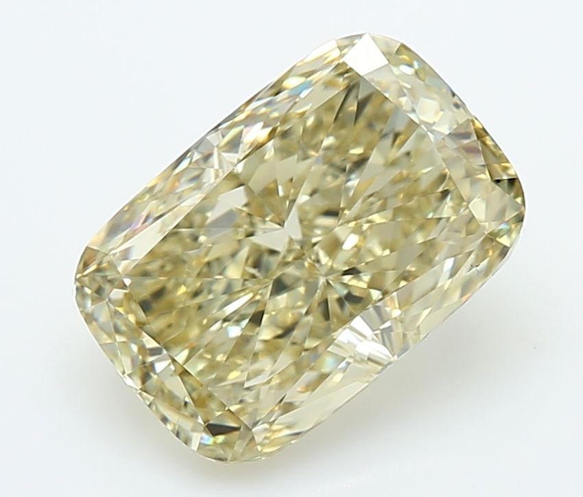 Loose Diamond - CUSHION MODIFIED 3.08ct Fancy Yellow VS1: Loose Diamond - CUSHION MODIFIED 3.08ct Fancy Yellow VS1 Source: This is a real non-mined Diamond that has been grown in a lab Shape: CUSHION MODIFIED Carats: 3.08 Color: Fancy Yellow Certification: I