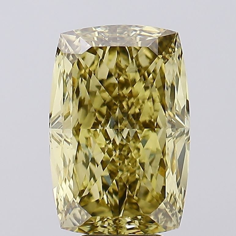 Loose Diamond - CUSHION BRILLIANT 8.02ct Fancy Vivid Yellow VS1: Loose Diamond - CUSHION BRILLIANT 8.02ct Fancy Vivid Yellow VS1 Source: This is a real non-mined Diamond that has been grown in a lab Shape: CUSHION BRILLIANT Carats: 8.02 Color: Fancy Vivid Yellow Ce