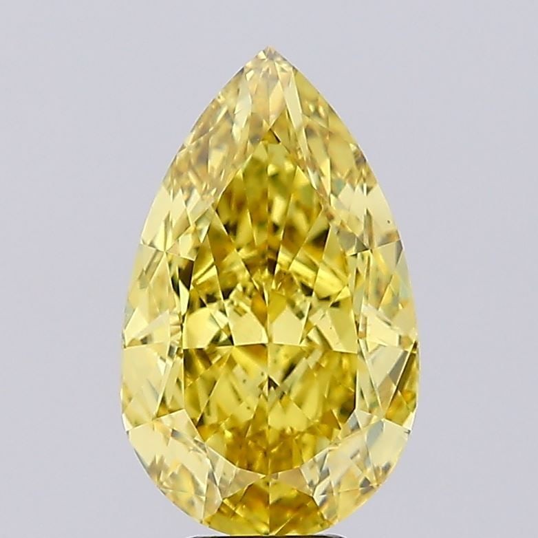 Loose Diamond - PEAR 5.17ct Fancy Vivid Yellow VS1: Loose Diamond - PEAR 5.17ct Fancy Vivid Yellow VS1 Source: This is a real non-mined Diamond that has been grown in a lab Shape: PEAR Carats: 5.17 Color: Fancy Vivid Yellow Certification: IGI Video: