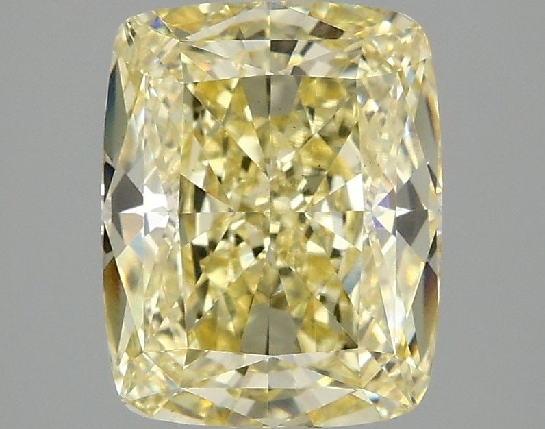 Loose Diamond - CUSHION MODIFIED 3.1ct Fancy Intense Yellow VS2: Loose Diamond - CUSHION MODIFIED 3.1ct Fancy Intense Yellow VS2 Source: This is a real non-mined Diamond that has been grown in a lab Shape: CUSHION MODIFIED Carats: 3.1 Color: Fancy Intense Yellow Ce