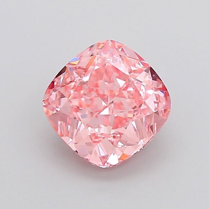 Loose Diamond - CUSHION MODIFIED 2.31ct Fancy Vivid Pink VVS2: Loose Diamond - CUSHION MODIFIED 2.31ct Fancy Vivid Pink VVS2 Source: This is a real non-mined Diamond that has been grown in a lab Shape: CUSHION MODIFIED Carats: 2.31 Color: Fancy Vivid Pink Certifi