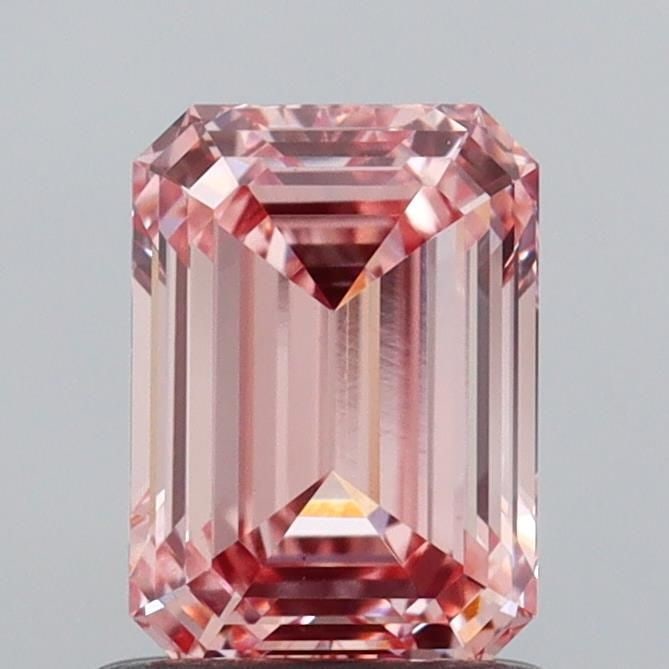 Loose Diamond - EMERALD 1.1ct Fancy Intense Pink VS2: Loose Diamond - EMERALD 1.1ct Fancy Intense Pink VS2 Source: This is a real non-mined Diamond that has been grown in a lab Shape: EMERALD Carats: 1.1 Color: Fancy Intense Pink Certification: IGI Video