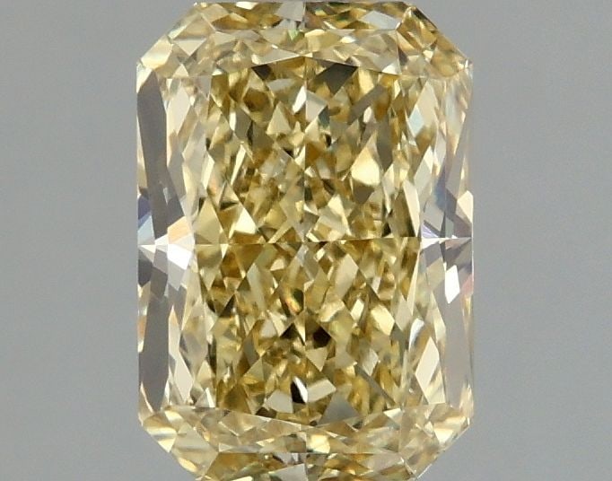 Loose Diamond - RADIANT 1.59ct Fancy Intense Yellow VVS1: Loose Diamond - RADIANT 1.59ct Fancy Intense Yellow VVS1 Source: This is a real non-mined Diamond that has been grown in a lab Shape: RADIANT Carats: 1.59 Color: Fancy Intense Yellow Certification: IG