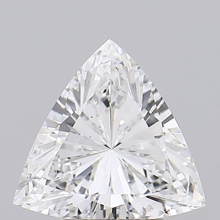Loose Diamond - TRIANGULAR 2.26ct E VS1: Loose Diamond - TRIANGULAR 2.26ct E VS1 Source: This is a real non-mined Diamond that has been grown in a lab Shape: TRIANGULAR Carats: 2.26 Color: E Clarity: VS1 Certification: IGI Video: