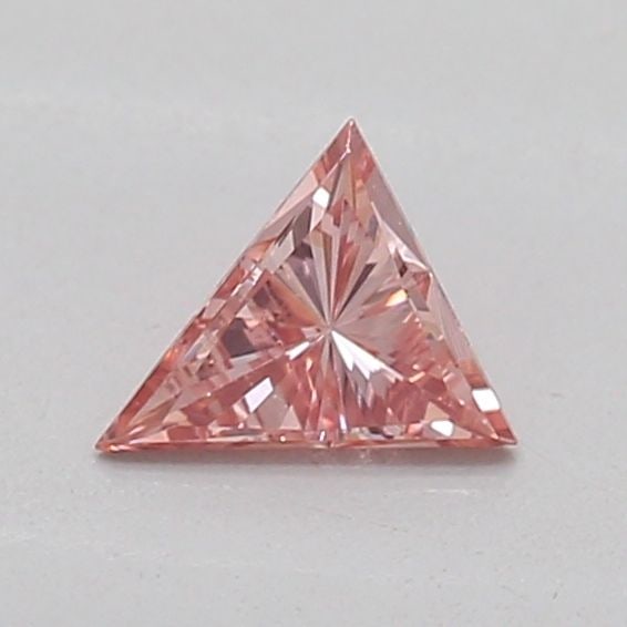 Loose Diamond - TRIANGULAR 0.17ct Fancy Intense Pink VS2: Loose Diamond - TRIANGULAR 0.17ct Fancy Intense Pink VS2 Source: This is a real non-mined Diamond that has been grown in a lab Shape: TRIANGULAR Carats: 0.17 Color: Fancy Intense Pink Certification: I