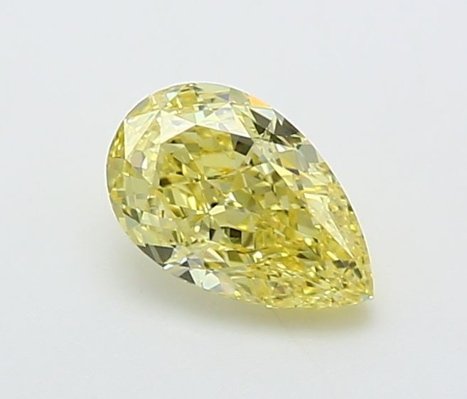 Loose Diamond - PEAR 1.03ct Fancy Intense Yellow VVS2: Loose Diamond - PEAR 1.03ct Fancy Intense Yellow VVS2 Source: This is a real non-mined Diamond that has been grown in a lab Shape: PEAR Carats: 1.03 Color: Fancy Intense Yellow Certification: IGI Vide