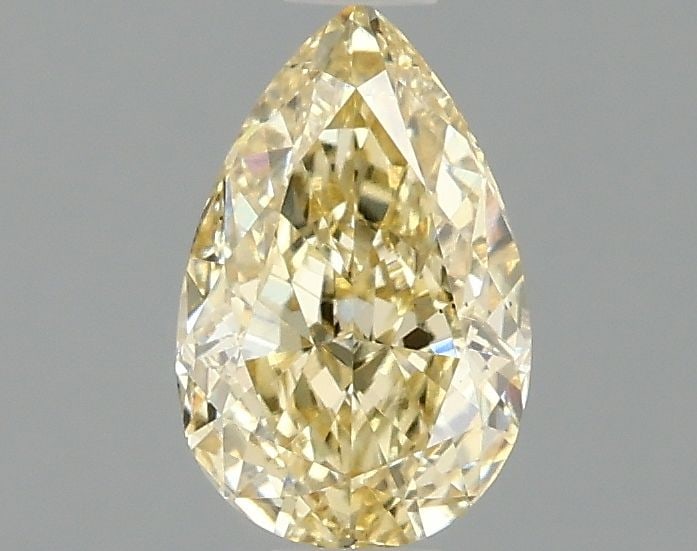 Loose Diamond - PEAR 1.04ct Fancy Intense Yellow VS2: Loose Diamond - PEAR 1.04ct Fancy Intense Yellow VS2 Source: This is a real non-mined Diamond that has been grown in a lab Shape: PEAR Carats: 1.04 Color: Fancy Intense Yellow Certification: IGI Video