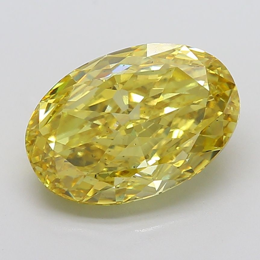 Loose Diamond - OVAL 10.17ct Fancy Intense Yellow SI1 (1 of 1)