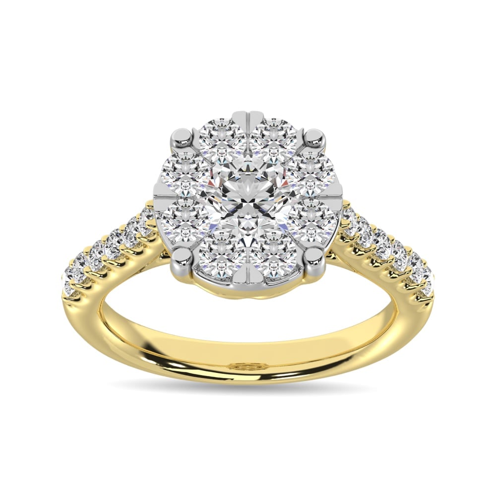 Diamond 1 Ct.Tw. Engagement Ring in 14K Yellow Gold (1 of 4)
