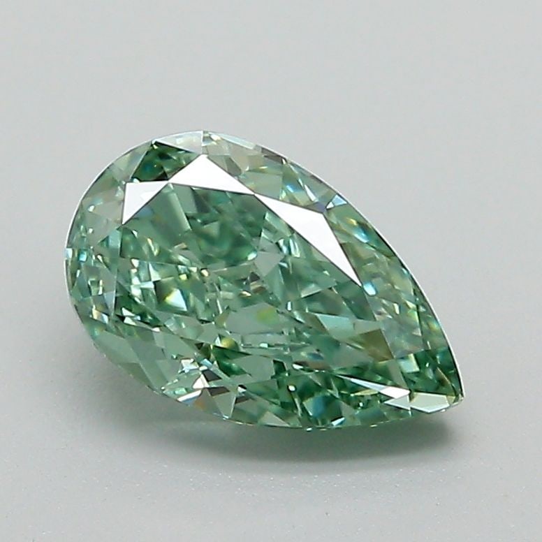 Loose Diamond - PEAR 1.24ct Fancy Vivid Green VVS2 (1 of 1)