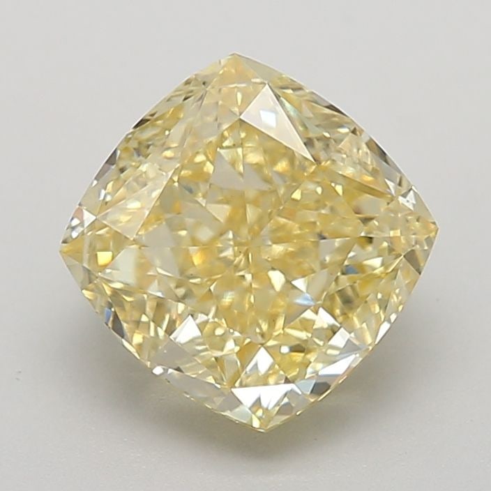 Loose Diamond - CUSHION MODIFIED 3.18ct Fancy Intense Yellow VS2: Loose Diamond - CUSHION MODIFIED 3.18ct Fancy Intense Yellow VS2 Source: This is a real non-mined Diamond that has been grown in a lab Shape: CUSHION MODIFIED Carats: 3.18 Color: Fancy Intense Yellow