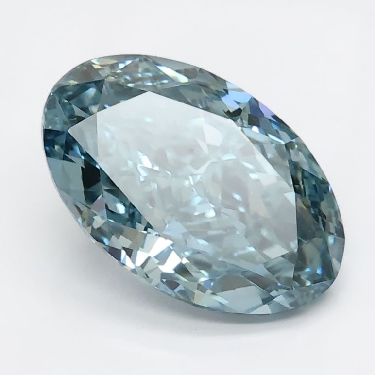 Loose Diamond - OVAL 1.71ct Blue VVS2: Loose Diamond - OVAL 1.71ct Blue VVS2 Source: This is a real non-mined Diamond that has been grown in a lab Shape: OVAL Carats: 1.71 Color: Blue Certification: NONE Video: