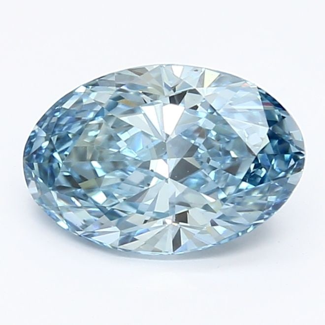 Loose Diamond - OVAL 1.51ct Fancy Vivid Blue VS1: Loose Diamond - OVAL 1.51ct Fancy Vivid Blue VS1 Source: This is a real non-mined Diamond that has been grown in a lab Shape: OVAL Carats: 1.51 Color: Fancy Vivid Blue Certification: IGI Video: