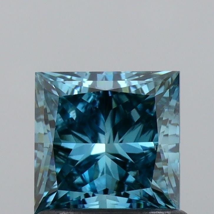 Loose Diamond - PRINCESS 1.01ct Fancy Vivid Blue SI1 (1 of 1)