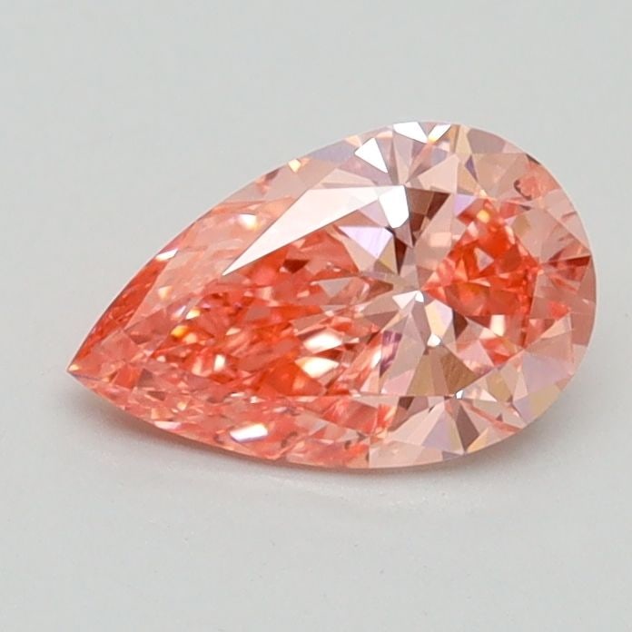 Loose Diamond - PEAR 0.7ct Fancy Vivid Pink SI1: Loose Diamond - PEAR 0.7ct Fancy Vivid Pink SI1 Source: This is a real non-mined Diamond that has been grown in a lab Shape: PEAR Carats: 0.7 Color: Fancy Vivid Pink Certification: IGI Video: