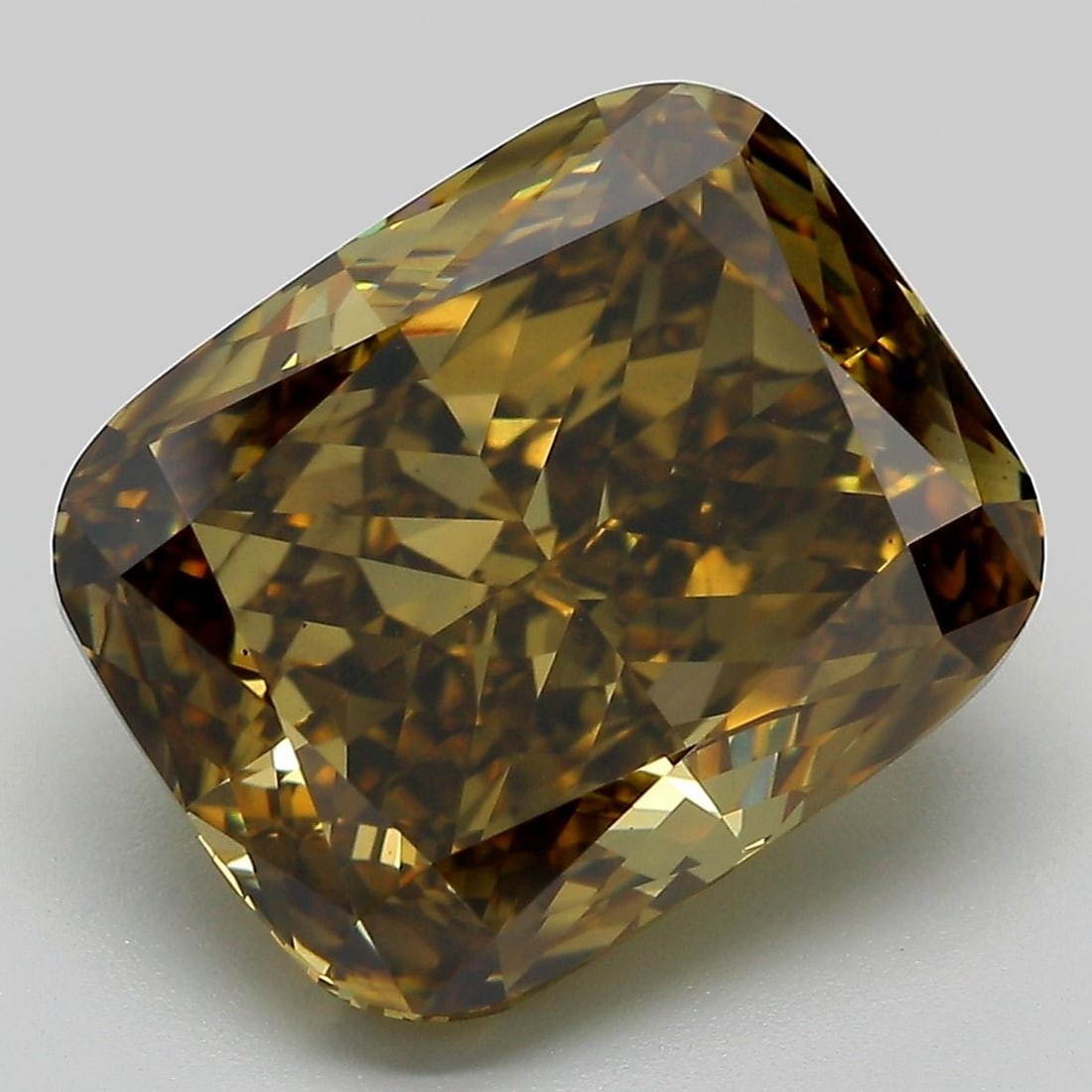 Loose Diamond - CUSHION MODIFIED 10.02ct Fancy Gray Yellow VS2: Loose Diamond - CUSHION MODIFIED 10.02ct Fancy Gray Yellow VS2 Source: This is a real non-mined Diamond that has been grown in a lab Shape: CUSHION MODIFIED Carats: 10.02 Color: Fancy Gray Yellow Cert