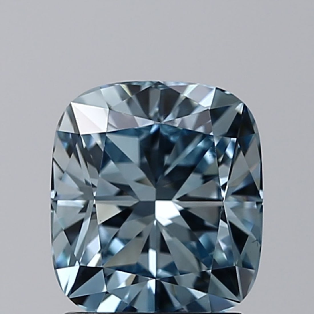 Loose Diamond - CUSHION BRILLIANT 1.5ct Fancy Intense Blue VS2: Loose Diamond - CUSHION BRILLIANT 1.5ct Fancy Intense Blue VS2 Source: This is a real non-mined Diamond that has been grown in a lab Shape: CUSHION BRILLIANT Carats: 1.5 Color: Fancy Intense Blue Cert
