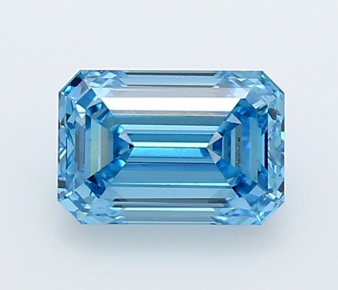 Loose Diamond - EMERALD 2.02ct Fancy Vivid Blue VVS2: Loose Diamond - EMERALD 2.02ct Fancy Vivid Blue VVS2 Source: This is a real non-mined Diamond that has been grown in a lab Shape: EMERALD Carats: 2.02 Color: Fancy Vivid Blue Certification: IGI Video: