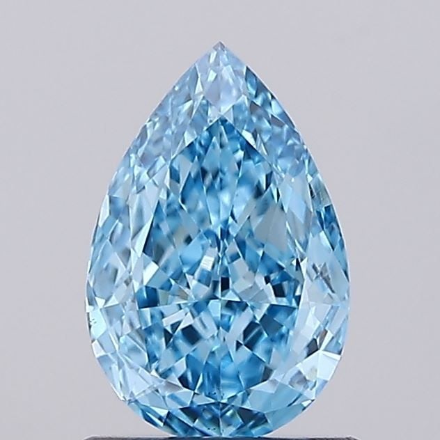 Loose Diamond - PEAR 1.02ct Fancy Vivid Blue VS1: Loose Diamond - PEAR 1.02ct Fancy Vivid Blue VS1 Source: This is a real non-mined Diamond that has been grown in a lab Shape: PEAR Carats: 1.02 Color: Fancy Vivid Blue Certification: NONE Video: