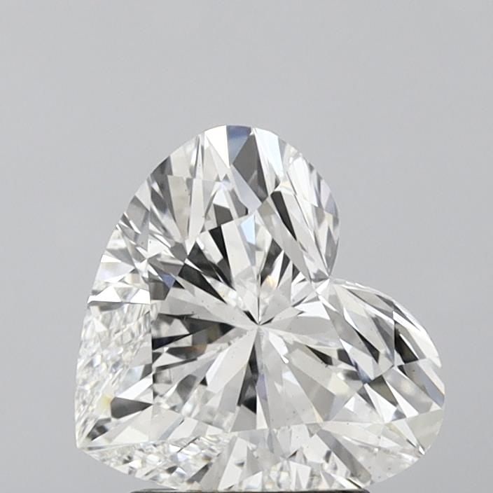 Loose Diamond - HEART 2.49ct F VS2: Loose Diamond - HEART 2.49ct F VS2 Source: This is a real non-mined Diamond that has been grown in a lab Shape: HEART Carats: 2.49 Color: F Clarity: VS2 Certification: IGI Video:
