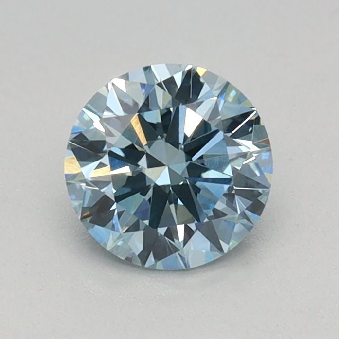 Loose Diamond - ROUND 0.47ct Fancy Vivid Blue VVS2: Loose Diamond - ROUND 0.47ct Fancy Vivid Blue VVS2 Source: This is a real non-mined Diamond that has been grown in a lab Shape: ROUND Carats: 0.47 Color: Fancy Vivid Blue Certification: IGI Video: