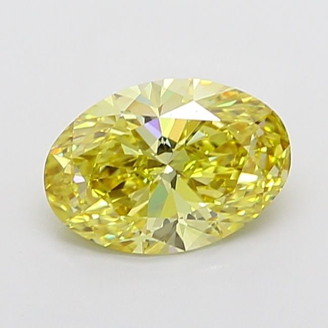 Loose Diamond - OVAL 2.4ct Fancy Intense Yellow VS1: Loose Diamond - OVAL 2.4ct Fancy Intense Yellow VS1 Source: This is a real non-mined Diamond that has been grown in a lab Shape: OVAL Carats: 2.4 Color: Fancy Intense Yellow Certification: IGI Video: