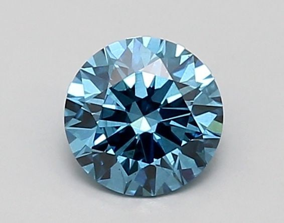 Ideal Loose Diamond - ROUND 0.97ct Fancy Vivid Blue VS2: Ideal Loose Diamond - ROUND 0.97ct Fancy Vivid Blue VS2 Source: This is a real non-mined Diamond that has been grown in a lab Shape: ROUND Carats: 0.97 Color: Fancy Vivid Blue Certification: IGI