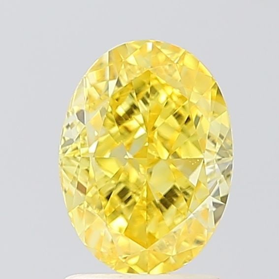 Loose Diamond - OVAL 2.01ct Fancy Vivid Yellow VS1: Loose Diamond - OVAL 2.01ct Fancy Vivid Yellow VS1 Source: This is a real non-mined Diamond that has been grown in a lab Shape: OVAL Carats: 2.01 Color: Fancy Vivid Yellow Certification: IGI Video: