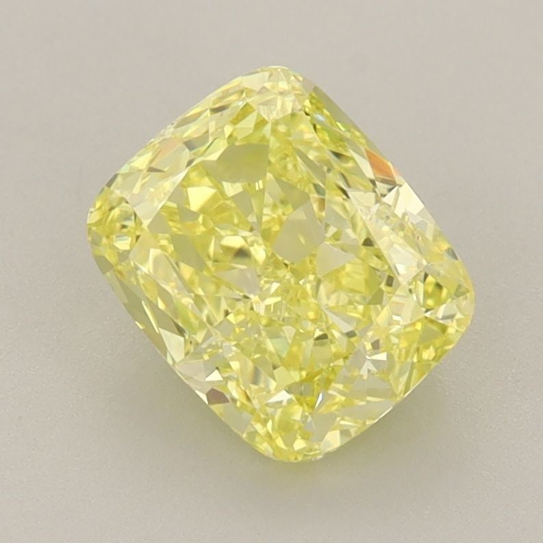 Loose Diamond - CUSHION BRILLIANT 1.73ct Fancy Vivid Yellow VS1: Loose Diamond - CUSHION BRILLIANT 1.73ct Fancy Vivid Yellow VS1 Source: This is a real non-mined Diamond that has been grown in a lab Shape: CUSHION BRILLIANT Carats: 1.73 Color: Fancy Vivid Yellow Ce