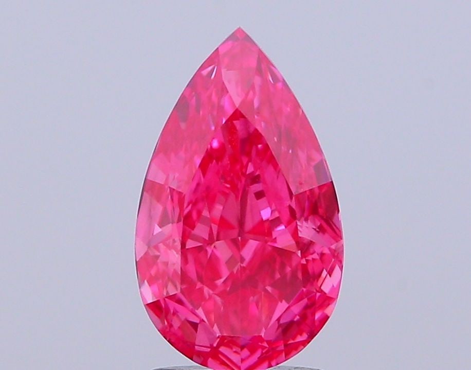 Loose Diamond - PEAR 2.06ct Fancy Vivid Red VS1 (1 of 1)