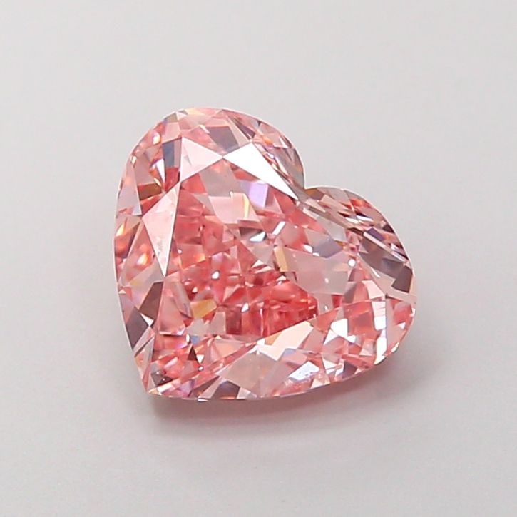 Loose Diamond - HEART 2.51ct Fancy Vivid Pink VS2: Loose Diamond - HEART 2.51ct Fancy Vivid Pink VS2 Source: This is a real non-mined Diamond that has been grown in a lab Shape: HEART Carats: 2.51 Color: Fancy Vivid Pink Certification: IGI Video: