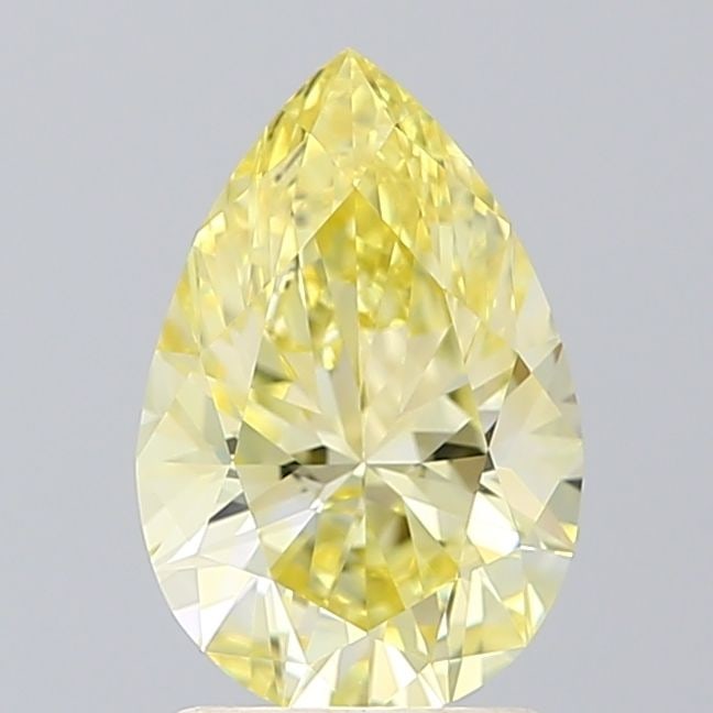 Loose Diamond - PEAR 1.59ct Fancy Intense Yellow VVS1: Loose Diamond - PEAR 1.59ct Fancy Intense Yellow VVS1 Source: This is a real non-mined Diamond that has been grown in a lab Shape: PEAR Carats: 1.59 Color: Fancy Intense Yellow Certification: IGI Vide