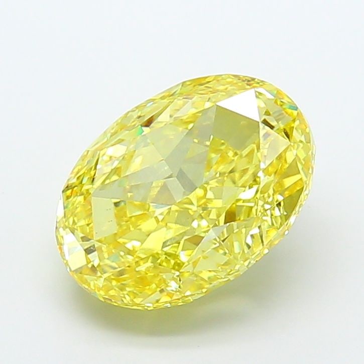 Loose Diamond - OVAL 10.07ct Fancy Vivid Yellow VS1: Loose Diamond - OVAL 10.07ct Fancy Vivid Yellow VS1 Source: This is a real non-mined Diamond that has been grown in a lab Shape: OVAL Carats: 10.07 Color: Fancy Vivid Yellow Certification: IGI Video: