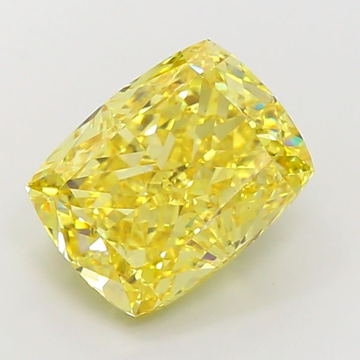 Loose Diamond - CUSHION MODIFIED 10.08ct Fancy Vivid Yellow VS1: Loose Diamond - CUSHION MODIFIED 10.08ct Fancy Vivid Yellow VS1 Source: This is a real non-mined Diamond that has been grown in a lab Shape: CUSHION MODIFIED Carats: 10.08 Color: Fancy Vivid Yellow Ce