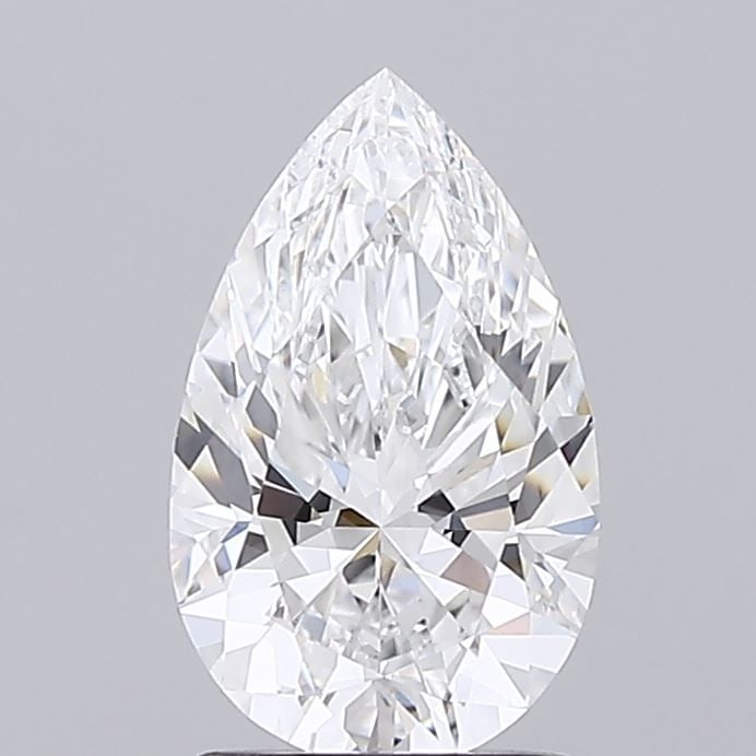 Loose Diamond - PEAR 1.58ct D VVS2: Loose Diamond - PEAR 1.58ct D VVS2 Source: This is a real non-mined Diamond that has been grown in a lab Shape: PEAR Carats: 1.58 Color: D Clarity: VVS2 Certification: IGI Video: