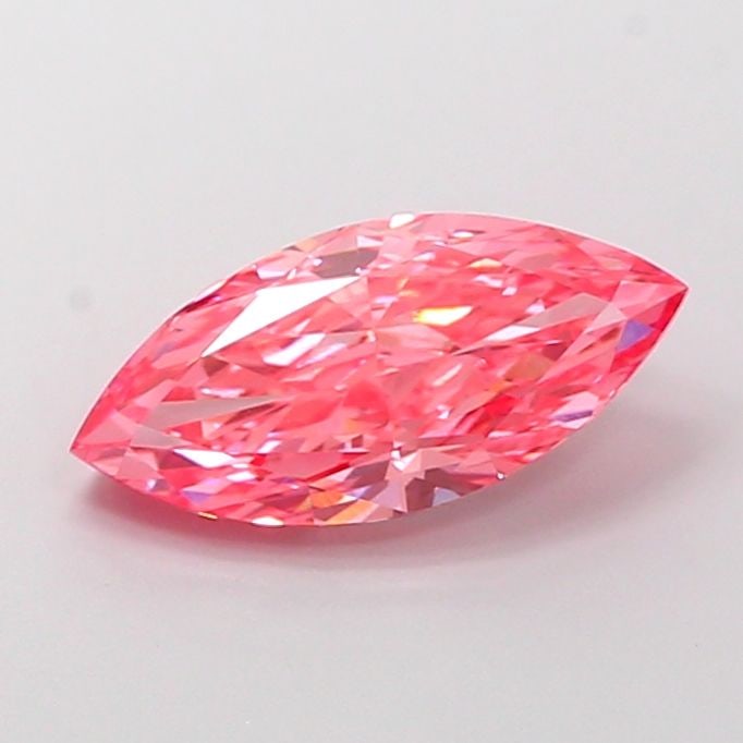 Loose Diamond - MARQUISE 2.05ct Fancy Vivid Pink VVS2: Loose Diamond - MARQUISE 2.05ct Fancy Vivid Pink VVS2 Source: This is a real non-mined Diamond that has been grown in a lab Shape: MARQUISE Carats: 2.05 Color: Fancy Vivid Pink Certification: IGI Vide