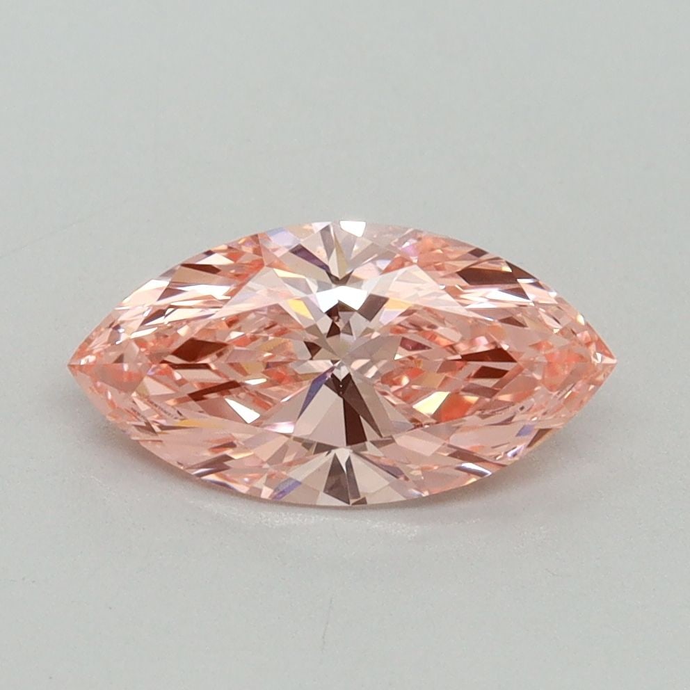 Loose Diamond - MARQUISE 1.12ct Fancy Vivid Pink VVS2: Loose Diamond - MARQUISE 1.12ct Fancy Vivid Pink VVS2 Source: This is a real non-mined Diamond that has been grown in a lab Shape: MARQUISE Carats: 1.12 Color: Fancy Vivid Pink Certification: IGI Vide