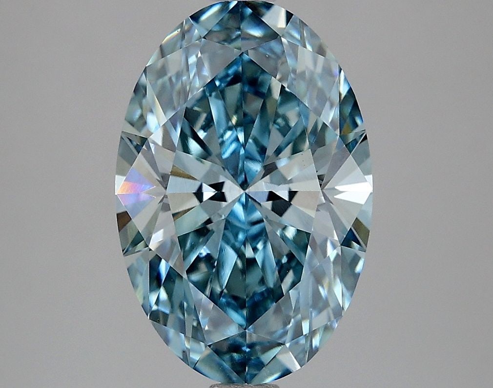 Loose Diamond - OVAL 2.81ct Fancy Vivid Blue VS1 (1 of 1)