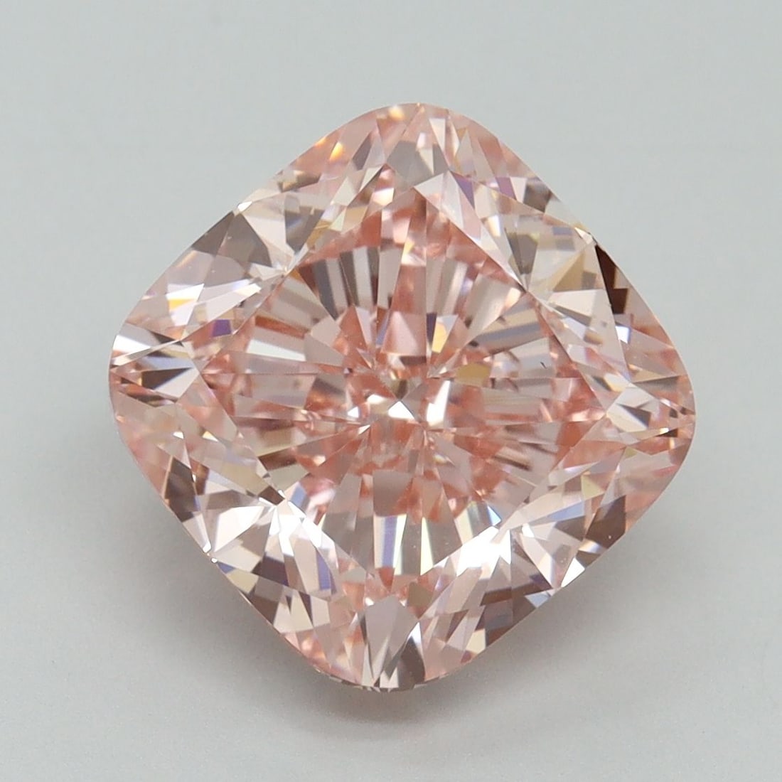 Loose Diamond - CUSHION MODIFIED 5.53ct Fancy Intense Pink VS1: Loose Diamond - CUSHION MODIFIED 5.53ct Fancy Intense Pink VS1 Source: This is a real non-mined Diamond that has been grown in a lab Shape: CUSHION MODIFIED Carats: 5.53 Color: Fancy Intense Pink Cert