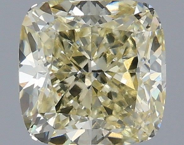 Loose Diamond - CUSHION MODIFIED 2.02ct Fancy Yellow VVS2: Loose Diamond - CUSHION MODIFIED 2.02ct Fancy Yellow VVS2 Source: This is a real non-mined Diamond that has been grown in a lab Shape: CUSHION MODIFIED Carats: 2.02 Color: Fancy Yellow Certification: