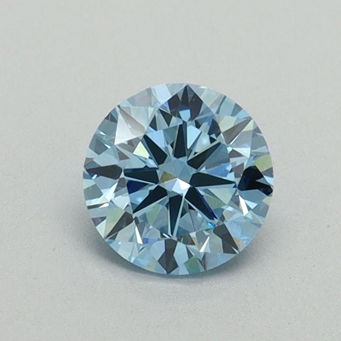 Loose Diamond - ROUND 0.53ct Fancy Vivid Blue VVS2: Loose Diamond - ROUND 0.53ct Fancy Vivid Blue VVS2 Source: This is a real non-mined Diamond that has been grown in a lab Shape: ROUND Carats: 0.53 Color: Fancy Vivid Blue Certification: IGI Video: