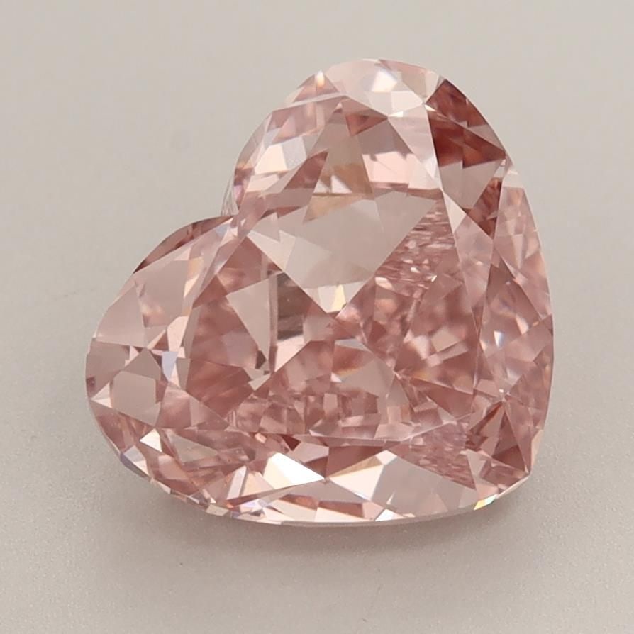 Loose Diamond - HEART 3.59ct Fancy Intense Brownish Pink VS1: Loose Diamond - HEART 3.59ct Fancy Intense Brownish Pink VS1 Source: This is a real non-mined Diamond that has been grown in a lab Shape: HEART Carats: 3.59 Color: Fancy Intense Brownish Pink Certific