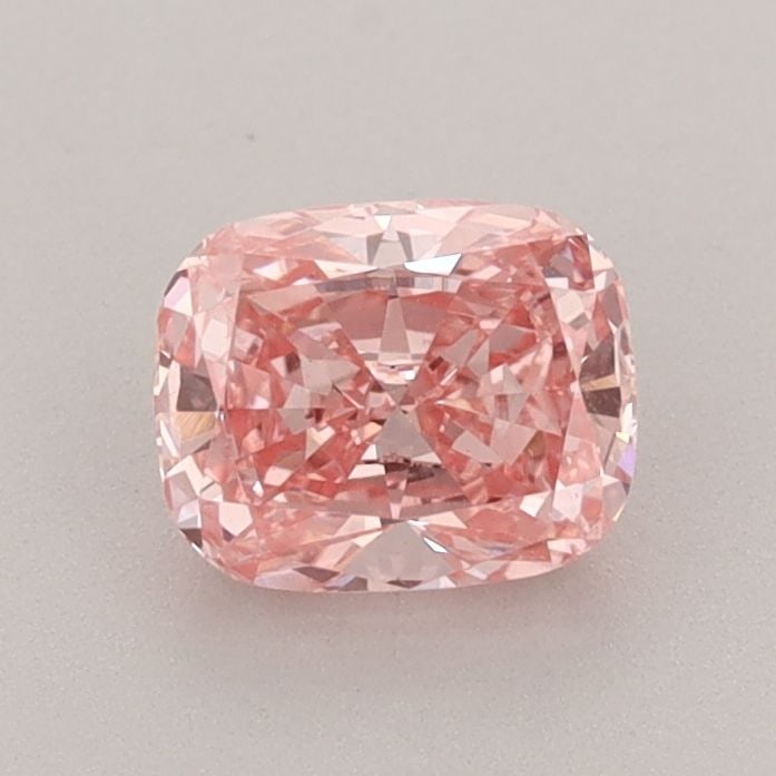 Loose Diamond - CUSHION BRILLIANT 0.89ct Fancy Vivid Pink SI1: Loose Diamond - CUSHION BRILLIANT 0.89ct Fancy Vivid Pink SI1 Source: This is a real non-mined Diamond that has been grown in a lab Shape: CUSHION BRILLIANT Carats: 0.89 Color: Fancy Vivid Pink Certif