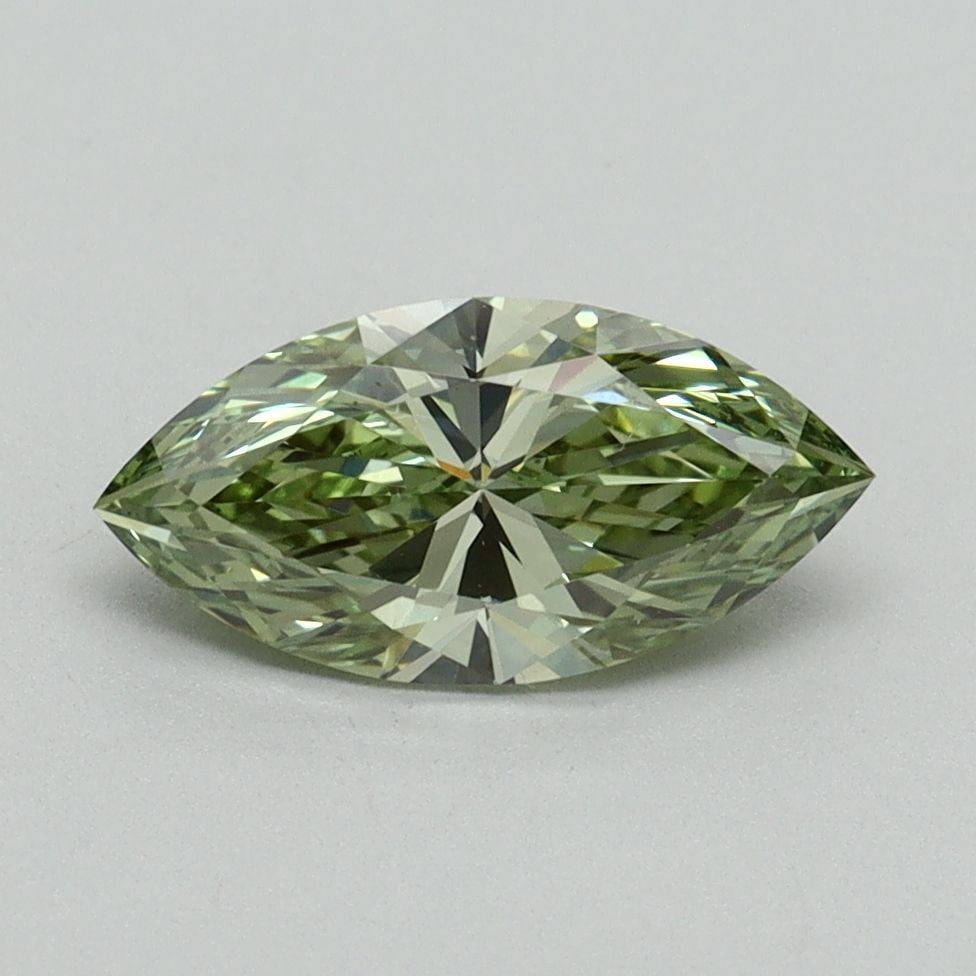 Loose Diamond - MARQUISE 1.0ct Fancy Vivid Green VS1: Loose Diamond - MARQUISE 1.0ct Fancy Vivid Green VS1 Source: This is a real non-mined Diamond that has been grown in a lab Shape: MARQUISE Carats: 1.0 Color: Fancy Vivid Green Certification: IGI Video